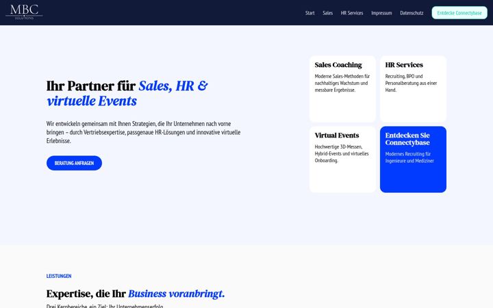 Screenshot of mbc-solutions.com