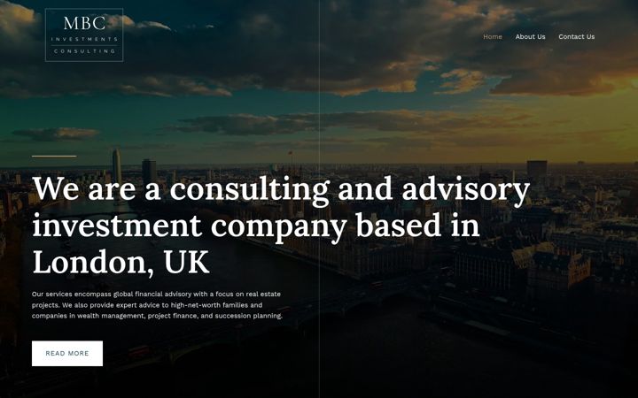 Screenshot of mbcinvestments.com
