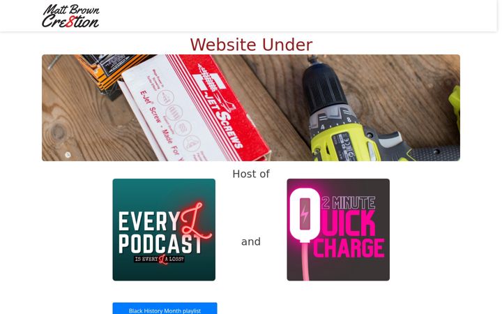 Screenshot of mbcre8tion.com