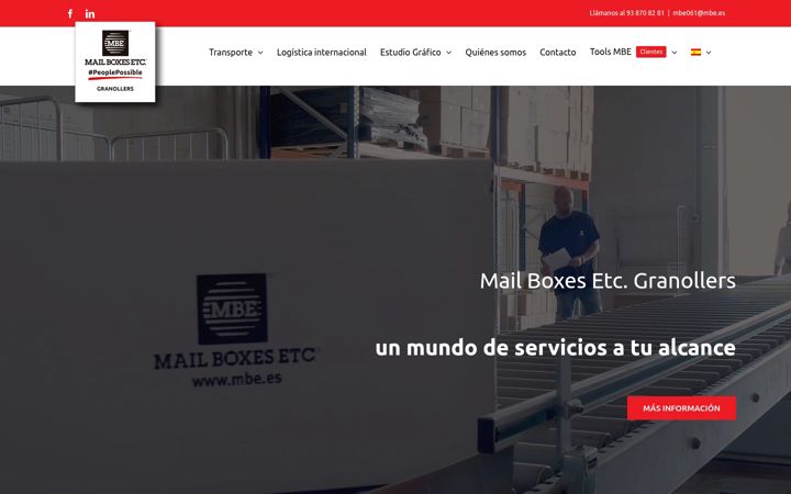 Screenshot of mbegranollers.com