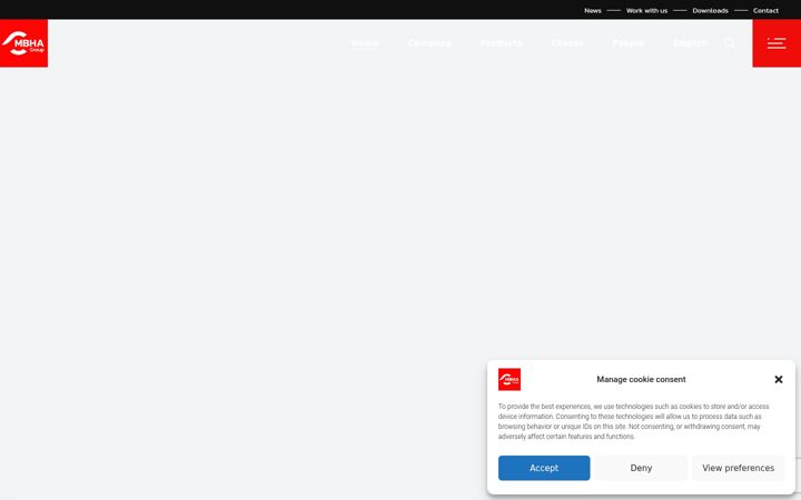 Screenshot of mbha.com