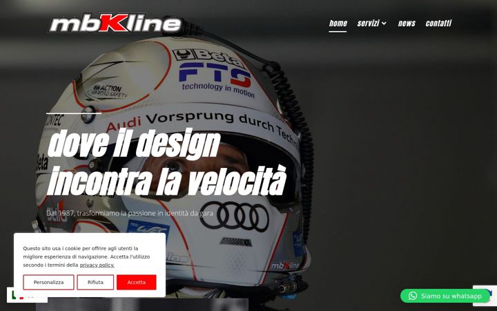 Screenshot of mbkline.com