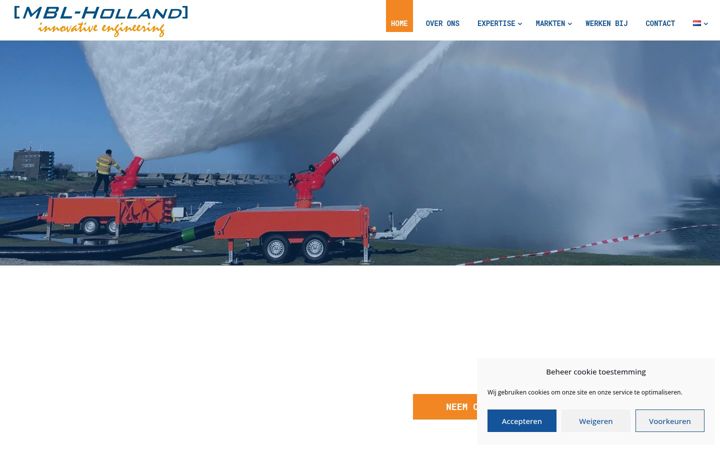 Screenshot of mbl-holland.com