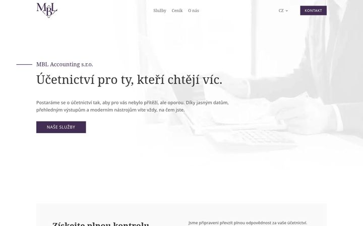 Screenshot of mblcz.com