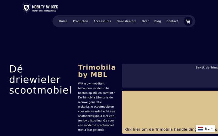 Screenshot of mblnl.com