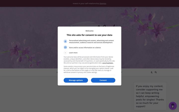 Screenshot of mblwrites.com