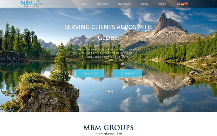 Screenshot of mbm-groups.com
