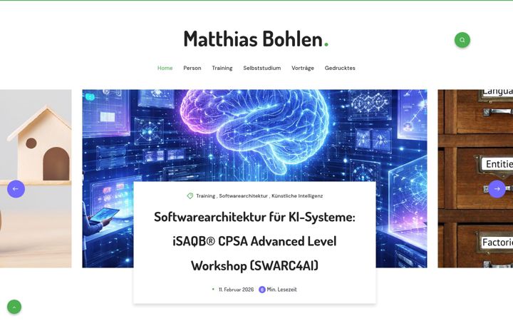 Screenshot of mbohlen.de