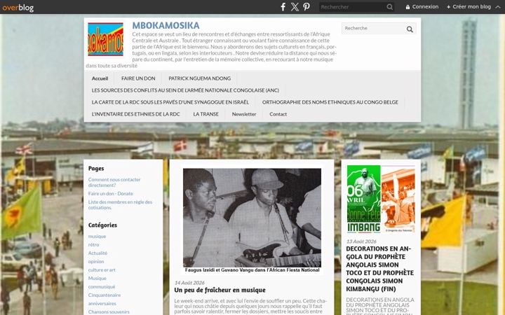 Screenshot of mbokamosika.com