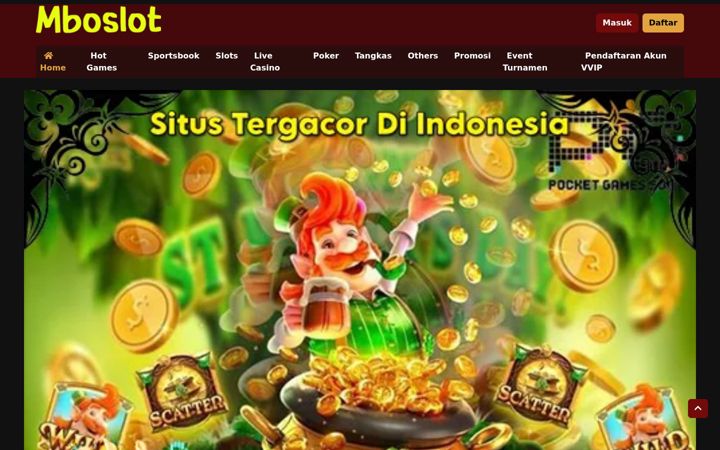 Screenshot of mboslot.net