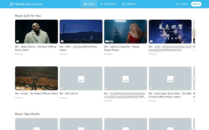 Screenshot of mbplayer.com