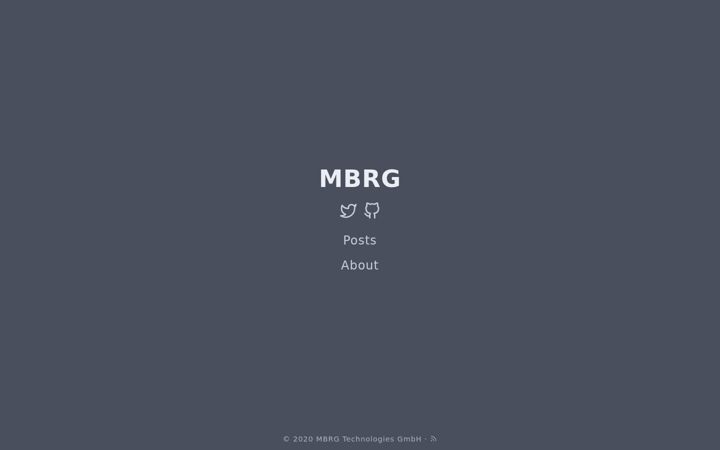 Screenshot of mbrg.tech