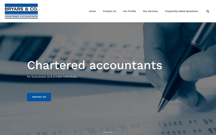 Screenshot of mbryars.com