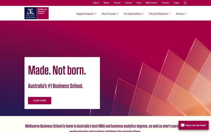 Screenshot of mbs.edu
