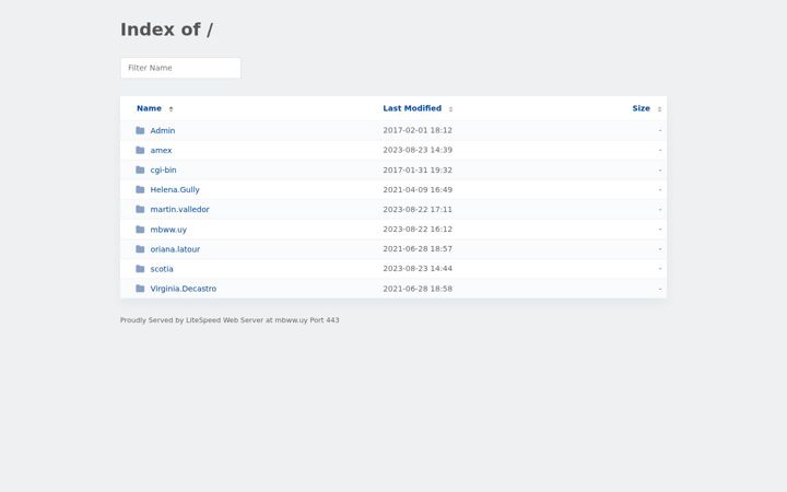 Screenshot of mbww.uy