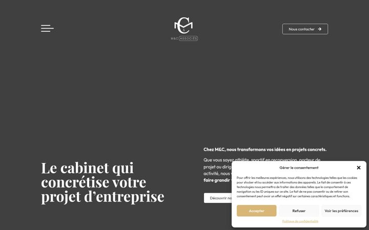 Screenshot of mc-associes.com