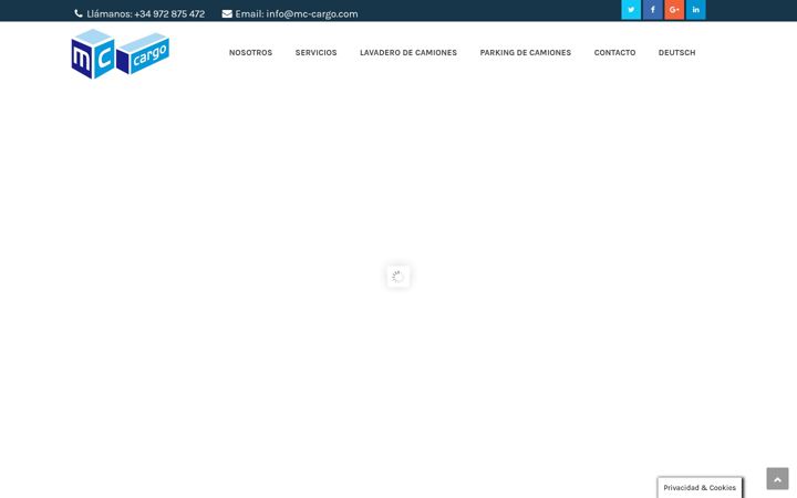 Screenshot of mc-cargo.com