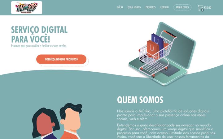 Screenshot of mc-rio.com