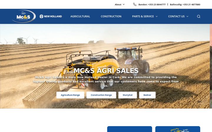 Screenshot of mcandsagrisales.com