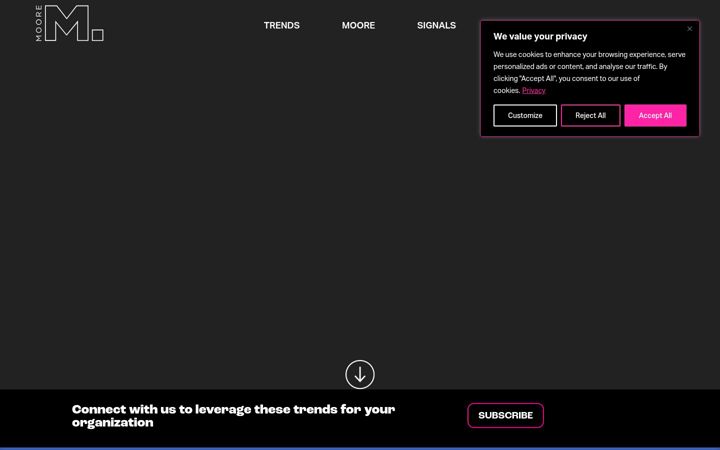 Screenshot of mcasttrends.com