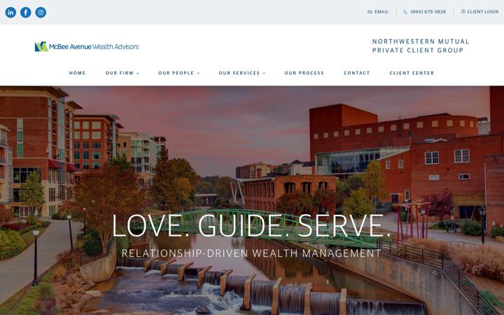 Screenshot of mcbeeavenuewealth.nm.com