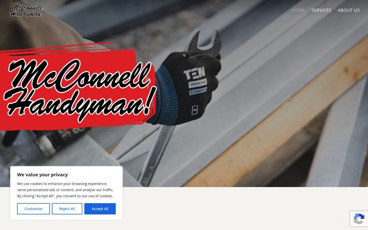 Screenshot of mcconnellhandyman.com