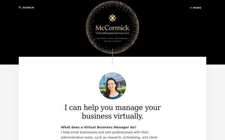 Screenshot of mccormickvbs.com