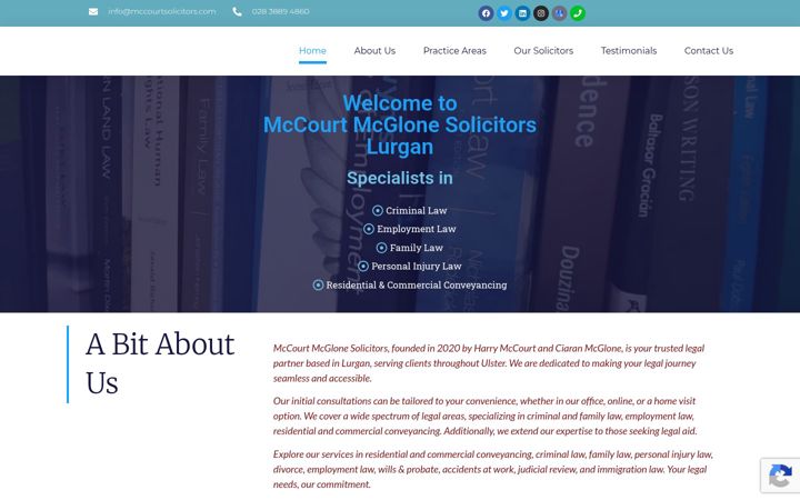 Screenshot of mccourtmcglonesolicitors.com