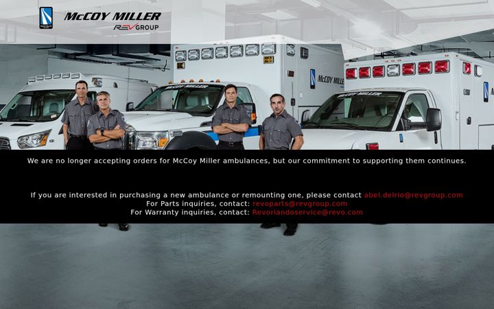 Screenshot of mccoymiller.com