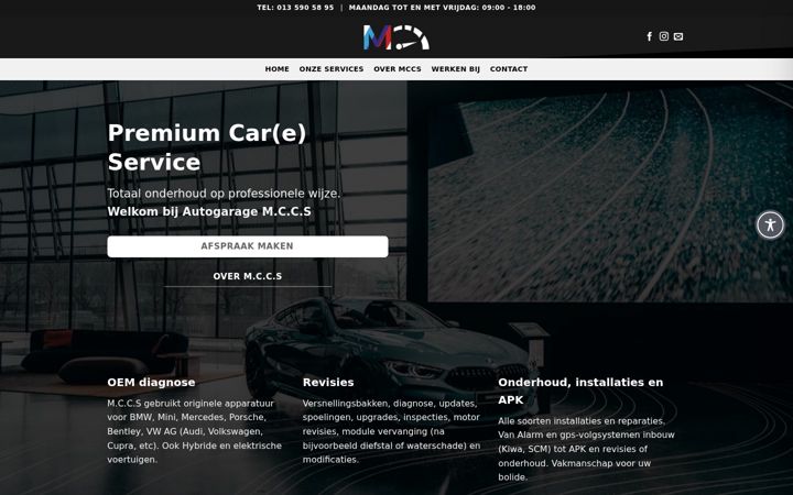 Screenshot of mccs-tilburg.nl