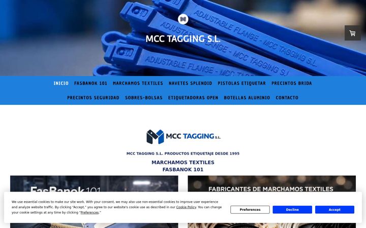 Screenshot of mcctagging.com
