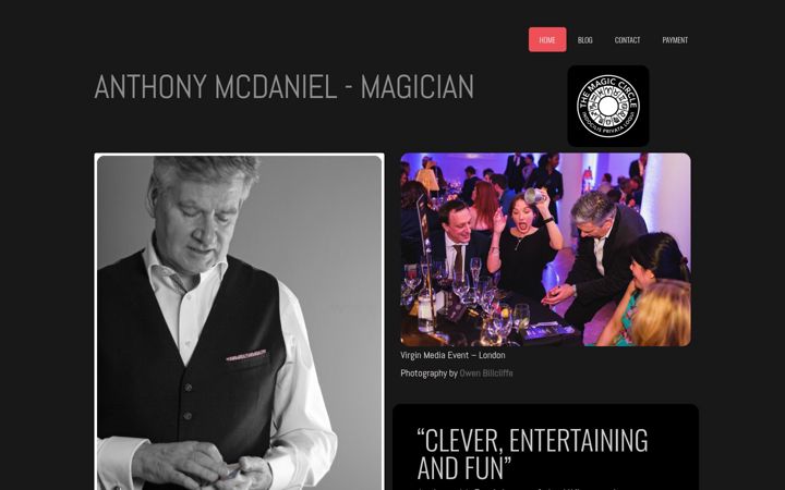 Screenshot of mcdmagic.com