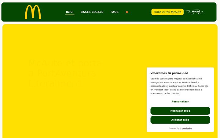 Screenshot of mcdonaldslleida.com