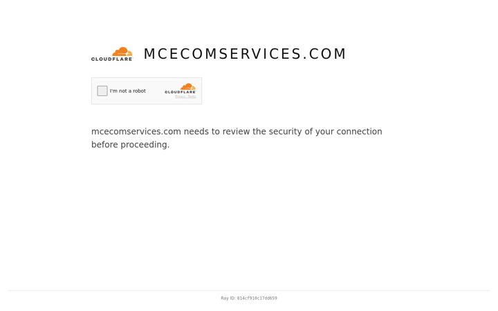 Ekraanipilt saidist mcecomservices.com
