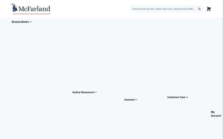 Screenshot of mcfarlandbooks.com