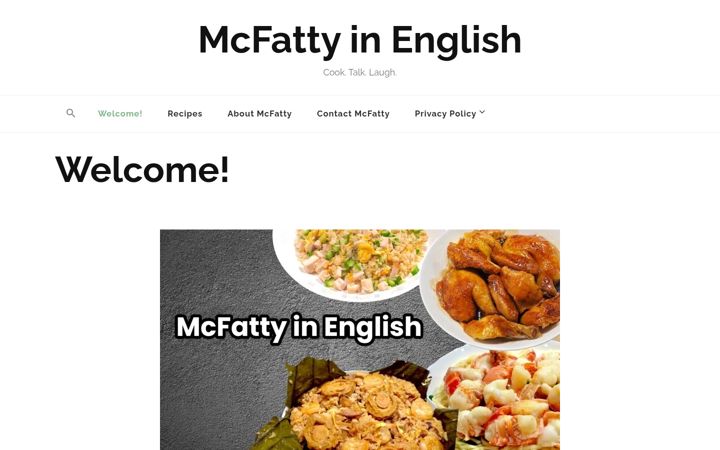 Screenshot of mcfattyinenglish.com
