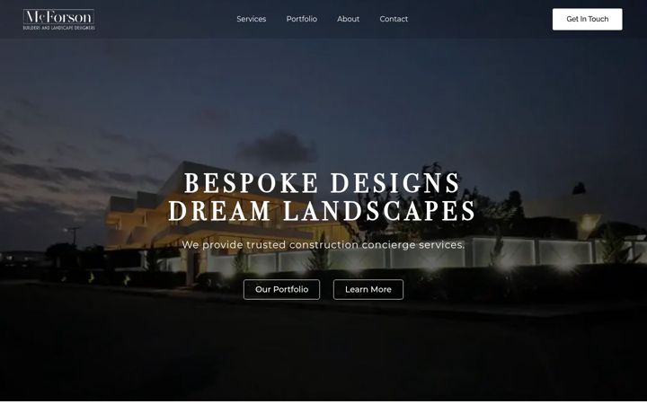 Screenshot of mcforson.com