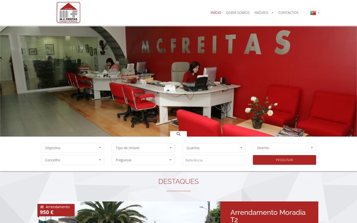 Screenshot of mcfreitas.com