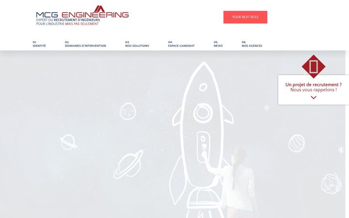Screenshot of mcg-engineering.com