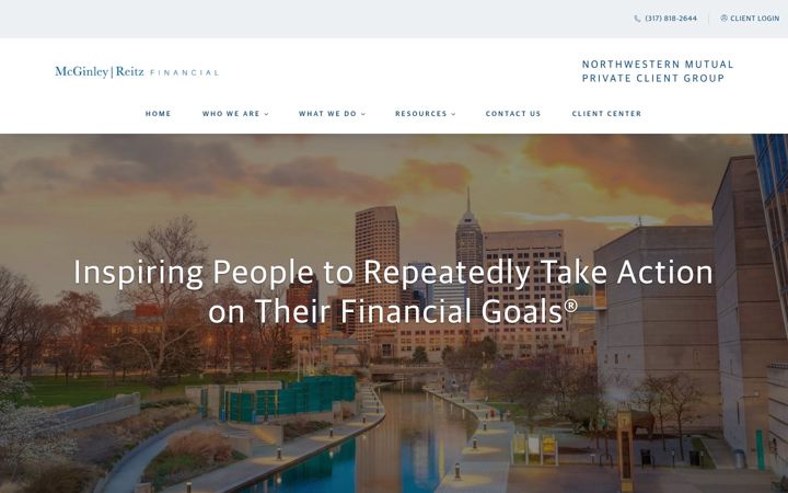 Screenshot of mcginleyreitz.com