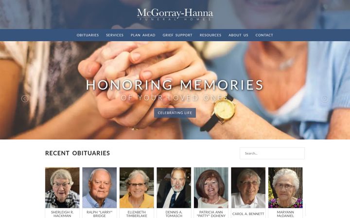 Screenshot of mcgorray.com