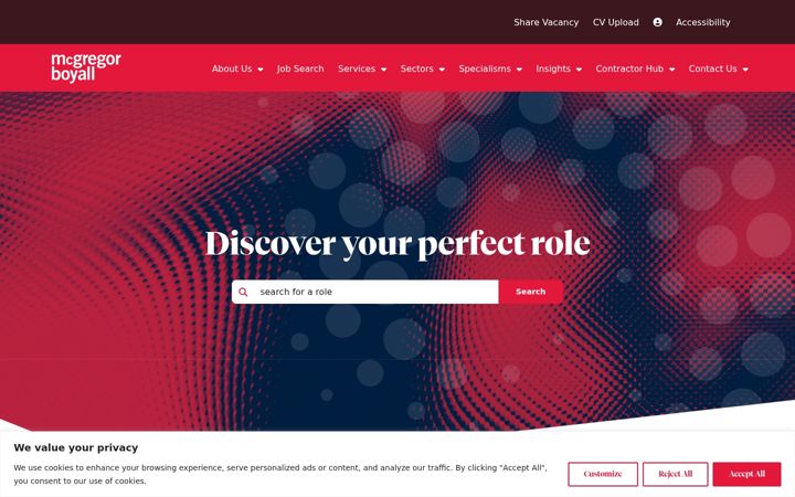 Screenshot of mcgregor-boyall.com