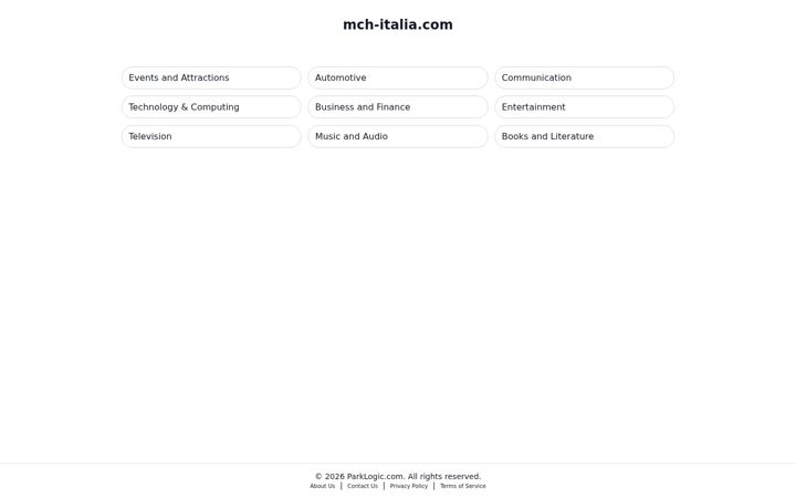 Screenshot of mch-italia.com
