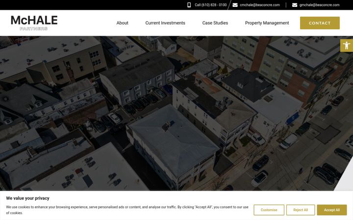 Screenshot of mchalepartners.com