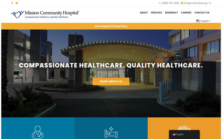 Screenshot of mchonline.org