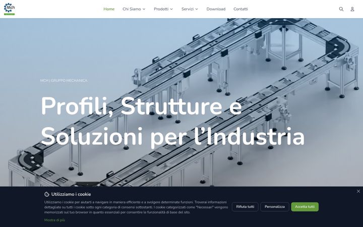 Screenshot of mchsrl.com