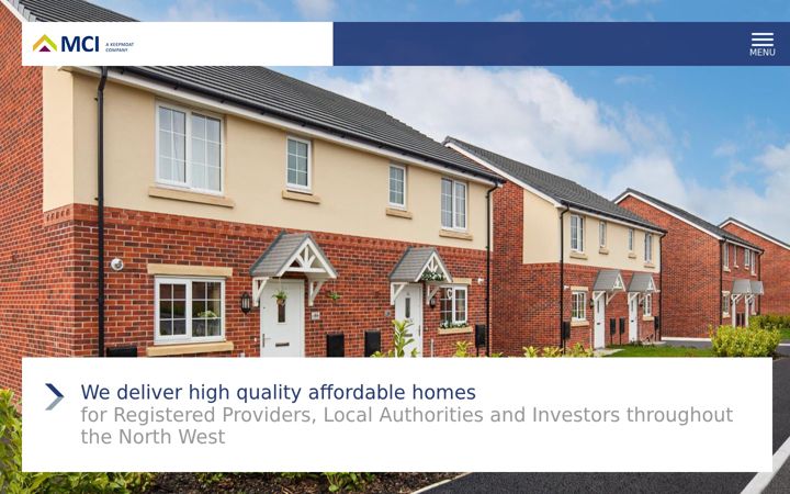 Screenshot of mcidevelopments.com