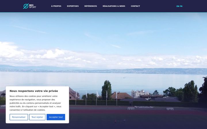 Screenshot of mcisport.com