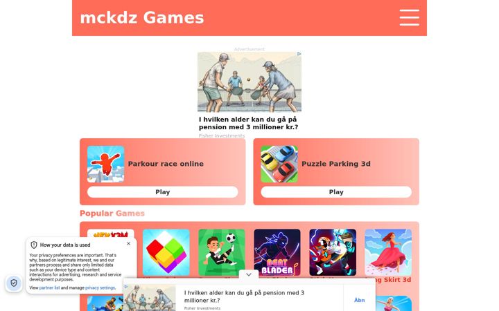 Screenshot of mckdz.com