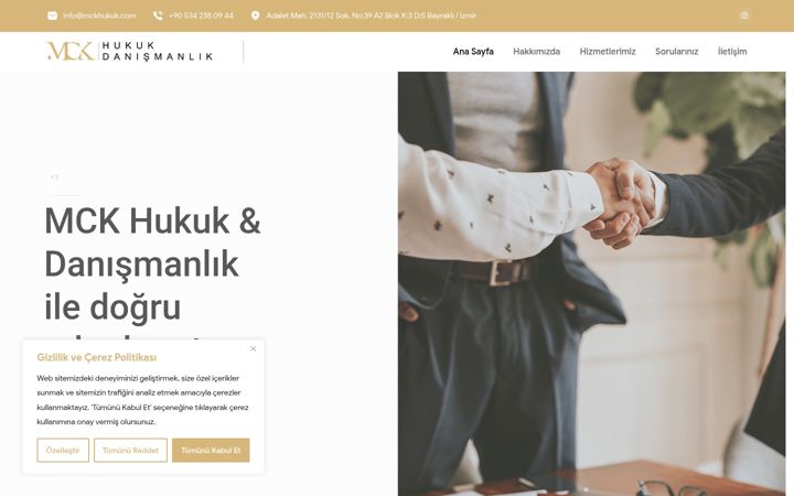 Screenshot of mckhukuk.com